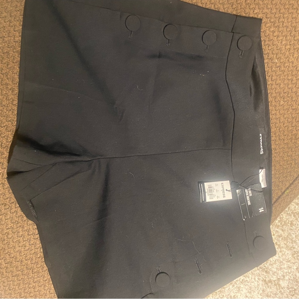 Express Black High Waist Women Shorts